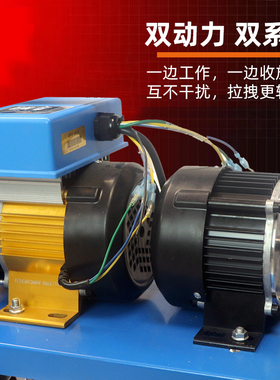 电动打药机48Vi60V自动排管农用高压喷雾器220V遥控喷药机智能新