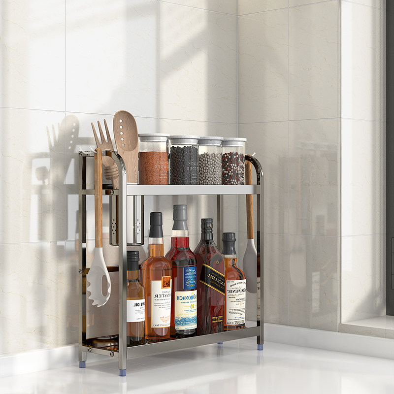 厨房调料置物架筷子刀架台面多功能调味厨具用品收V纳架多层不锈,厨房/烹饪用具,调料置物架,淘宝优惠券,粉丝福利购,淘宝优惠卷