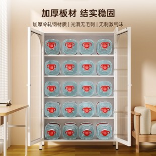 柜杂物收纳柜置物 家用收纳柜客厅阳台储物柜靠x墙一体多层钢制鞋