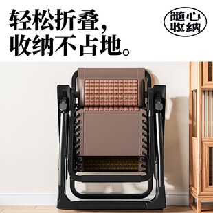 坐睡两用折叠午休靠背懒人椅子家用阳台休闲午睡 竹躺椅202e5新款