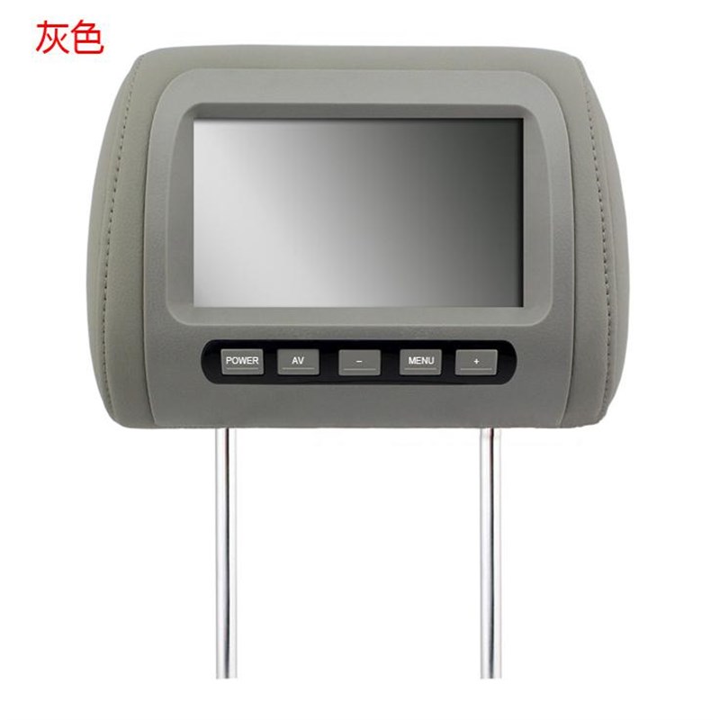 跨境电商车载汽车头枕显示器车载后座液晶显S示屏7英寸接导航