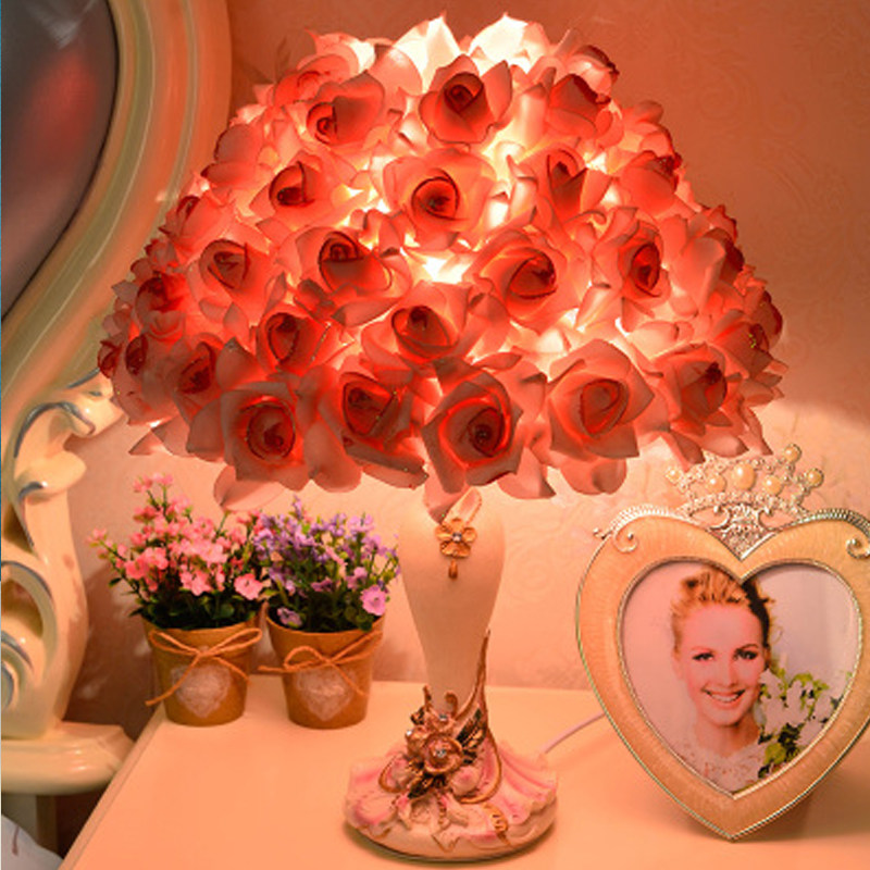 房间装饰品 卧室 浪漫创s意摆设少女结婚礼物 实用 闺蜜床头柜摆