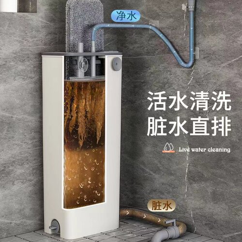 新款平板拖把懒人免手洗2026家用一拖H净自动干湿两用拖地神器拖