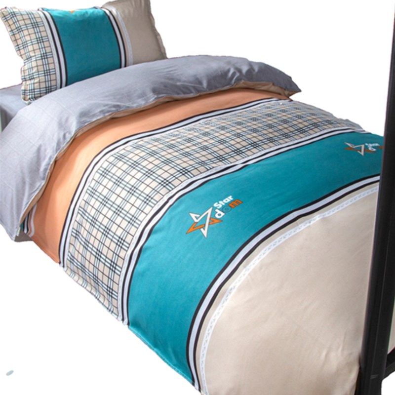 学生宿舍床单人i纯棉三件套床上用品全套一整套全棉被套被子四件,床上用品,学生床品套件,淘宝优惠券,粉丝福利购,淘宝优惠卷