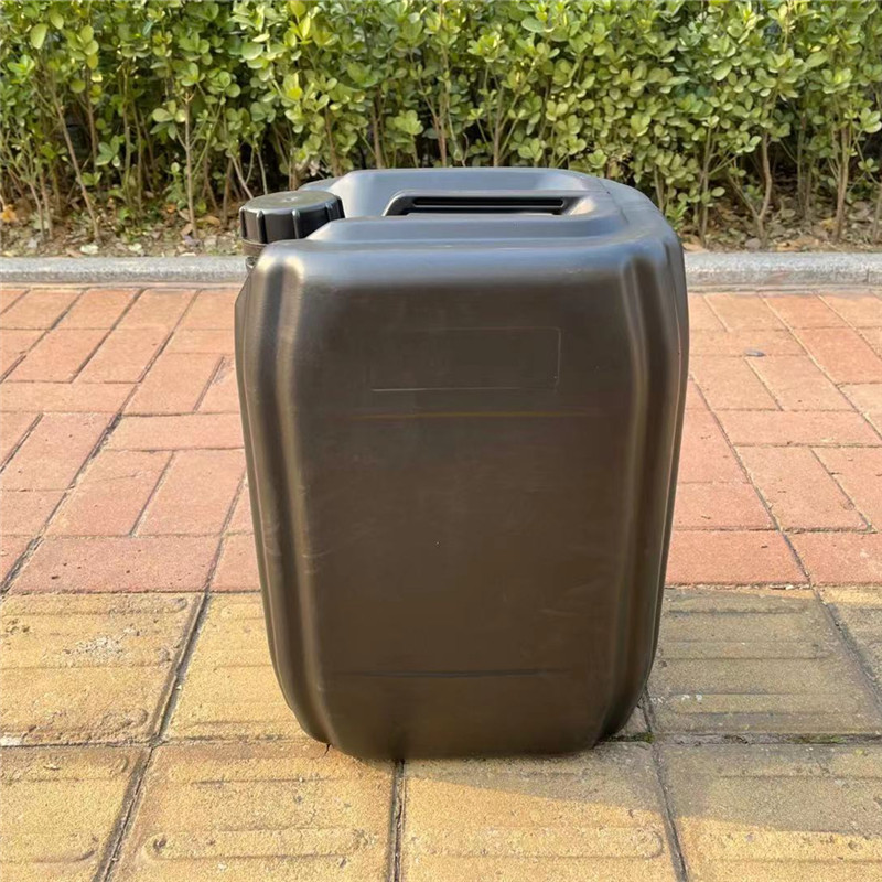 塑料桶手提黑色25L升公斤50斤方桶化工L桶废液桶堆码桶实验室用桶
