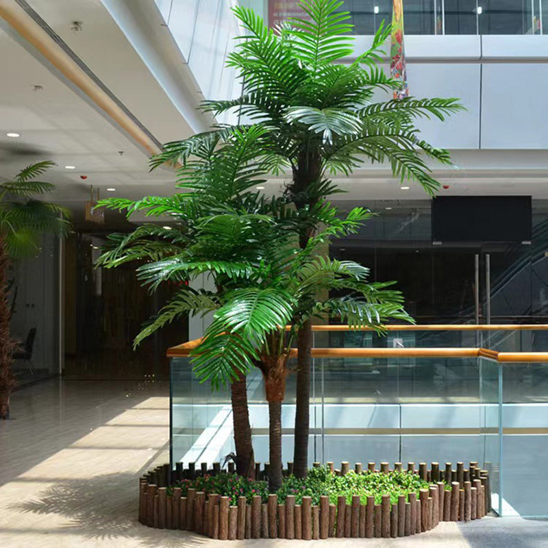 仿真椰子a树商场酒店超市室内外装饰热带绿植盆栽棕榈树大型假椰