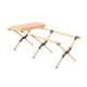 以素铝合金蛋h卷桌露营桌子便携式 备桌椅户外折叠桌 野餐桌野营装