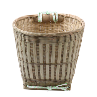 纯手工编织竹背篼竹背篓竹u背框收纳筐竹蔑背篼舞台道具小背兜包