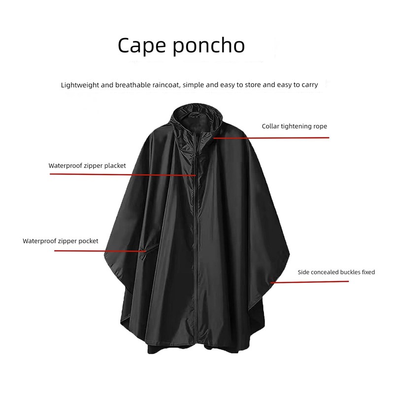 雨衣户外远足自行n车登山轻便电动车多功能防水防雨雨披男女