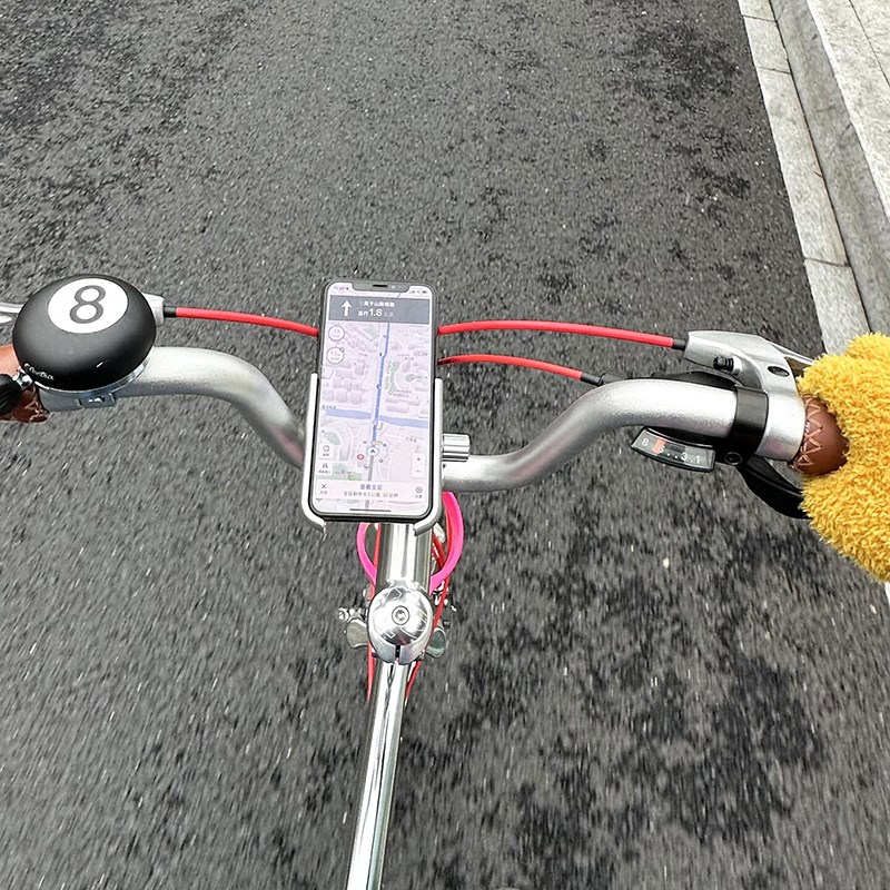 【骑行装备】自行车手机支架2w025新款铝合金骑行导航旋转固定支