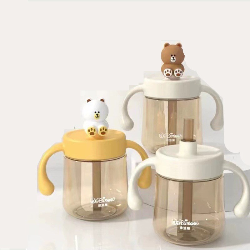 维迪熊牛奶d杯密封圈配件 吸管配件水杯备用替换硅胶水嘴