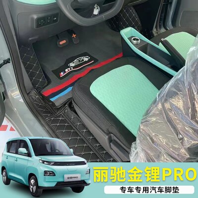 丽驰金鲤proh脚垫专用新能源电动四轮车防水防滑大包围脚踏垫内饰