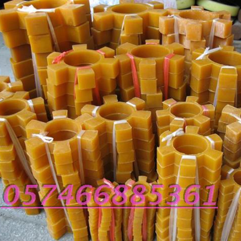 牛筋六角弹性圈水泵对轮垫联轴器缓冲垫T型梅花六U角块硅胶橡胶垫