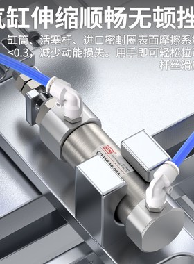 PB微型CDdJ2B迷你小型气动笔型气缸CDJ2KB/CDJ2D10/16-20-30-50-7