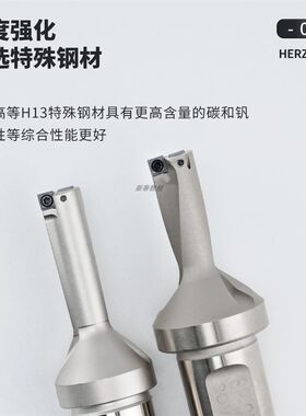 小直径U钻SO型内冷2D8/10/1x2-4D12.5暴力钻数控车床平底小u钻快