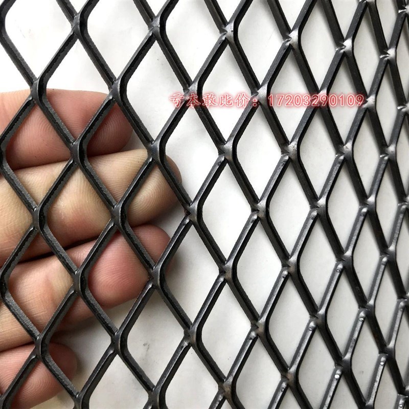 装修装饰加厚铁网格网钢丝网加粗超硬安全防护S钢板网菱超宽特厚