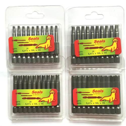 原装SEALfS批头 气动工具电批头双头十字一字风批头套筒六角风批