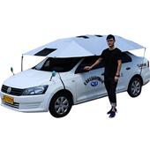 速发教叠车棚伞汽车遮伞驾校专用车顶防晒遮雨折练罩遮篷挡遮伞