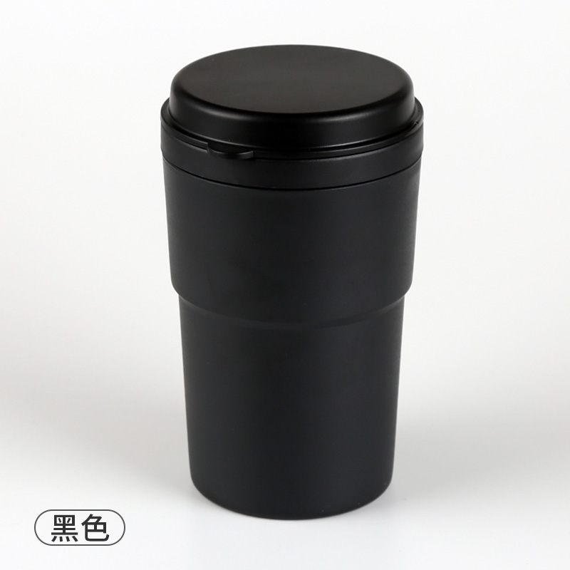 速发车载大容量烟灰缸通车内用品多功能耐高带阻燃汽用温盖家用车