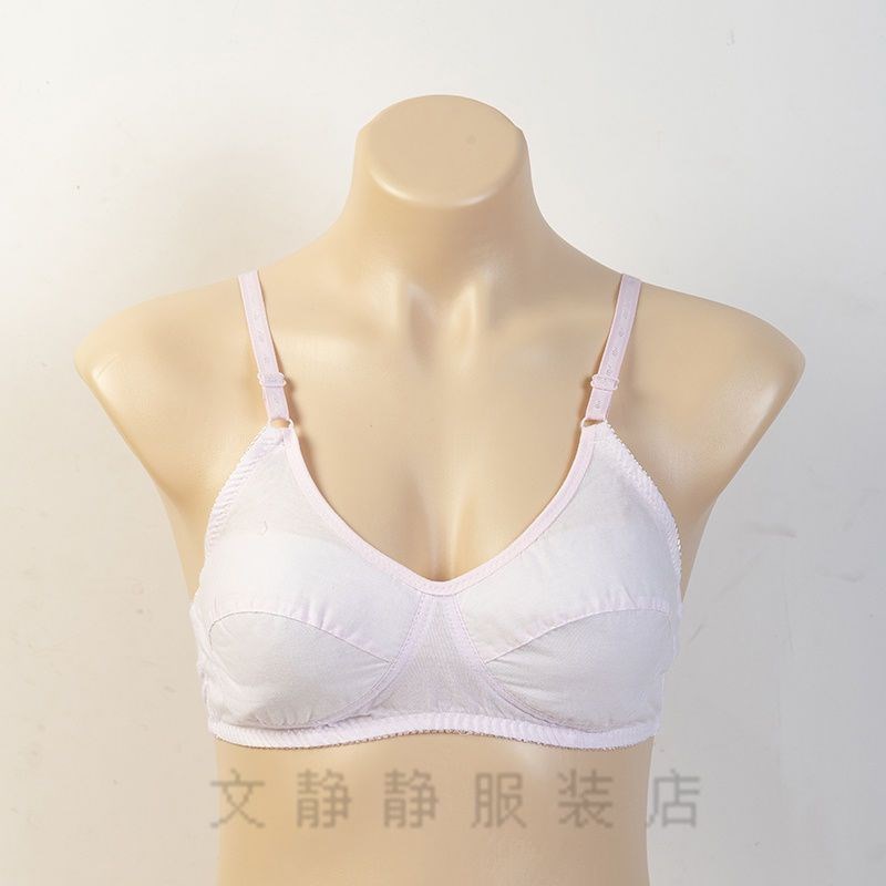 现货速发中老年士透气妈妈内衣无钢圈文胸大码无海绵胸罩
