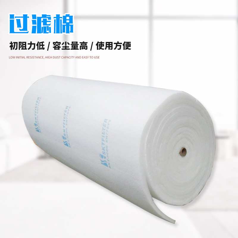 厂家供应汽车烤漆房过滤棉家具喷漆房空气过滤立体胶顶棉进风口棉