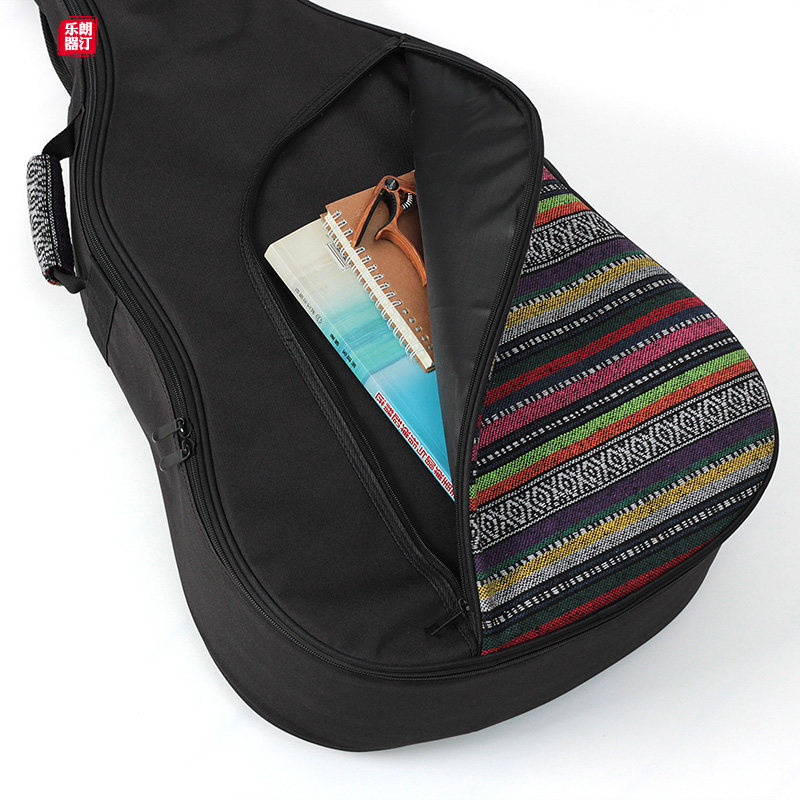 41寸民谣吉他包40寸吉他袋加厚双肩木吉他琴包防水个性乐器背包