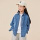 男女童百搭休闲牛仔衣宽松外套亲子装 儿童牛仔外套2023秋季 新款