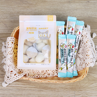 both山羊奶布丁桶装50粒猫零食羊奶果冻布丁罐头猫咪奖励幼猫成猫