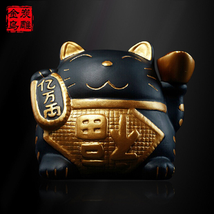 金乌炭雕朋友店铺开张办公室摆件活性炭雕工艺品礼品公司开业送礼