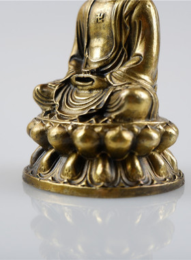 开运纯铜大日如来佛像佛祖释迦摩尼佛释迦牟尼小佛像家用供奉摆件