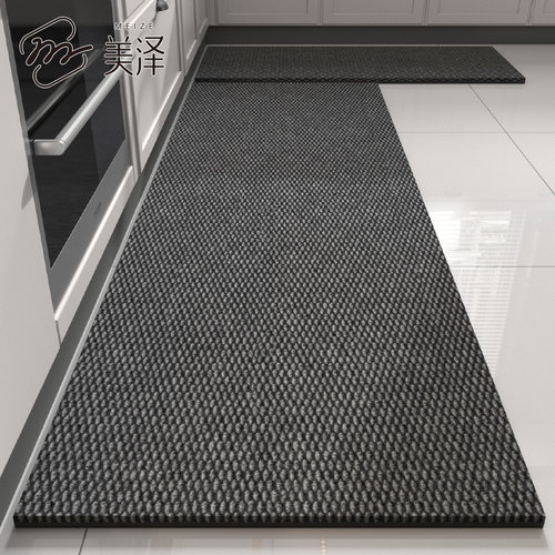 厨房地垫防滑防油可擦免洗吸水吸油脚垫防脏耐脏专用防污防水地毯