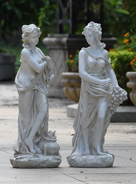 欧式人物摆件四季女神雕像家居花园庭院婚庆景观布置春夏秋冬雕塑