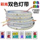 红白 金黄冰蓝 黄蓝 暖光冰蓝 led灯条 红绿 彩光双色灯带24v红蓝