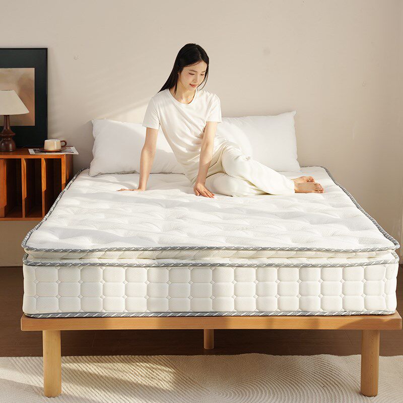 天然椰棕乳胶独立弹簧席梦思棕榈床垫厚20cm儿童硬垫子白骑士plus