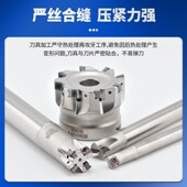 五轴TE90内冷快进给铣刀杆铣刀盘90度直角方肩铣刀杆4NKT060308