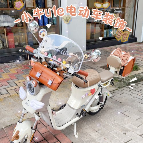 小牛U1e电动车装饰品后尾箱