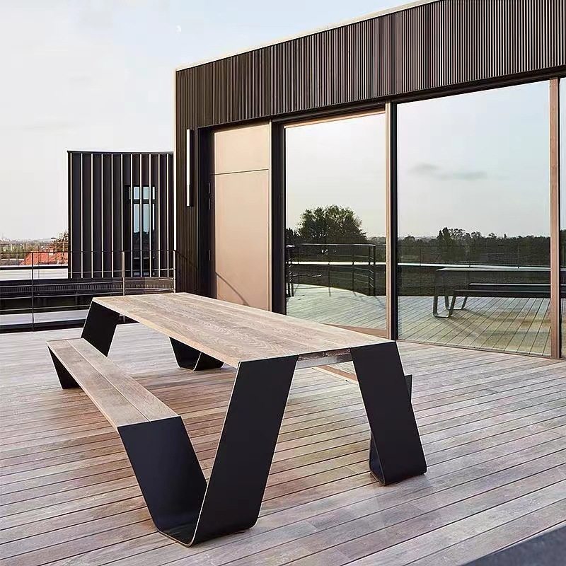 北欧户外休闲连体桌椅酒店民宿露台花园庭院设计师铝合金家具组合,电子元器件市场,电线扎带/束线带,淘宝优惠券,粉丝福利购,淘宝优惠卷