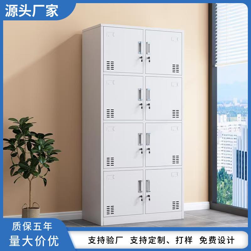八门带锁铁皮更衣柜宿舍浴室