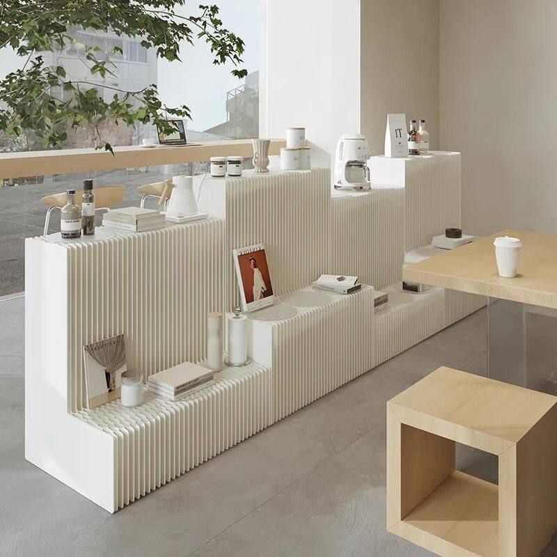 陈列展示架展会实体店直播 四阶展架 产品中岛摆放置物陈列柜