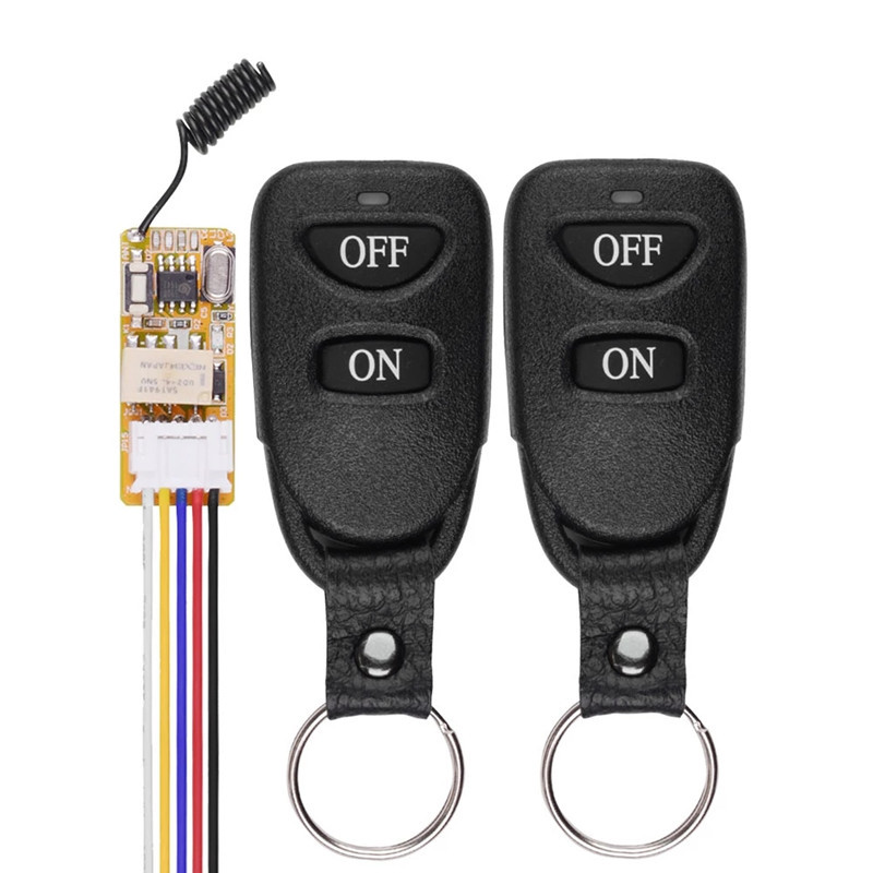 DC 3.5V 5V 9V 12V 迷你继电器无线遥控开关用于 LED 灯 433 MHZ