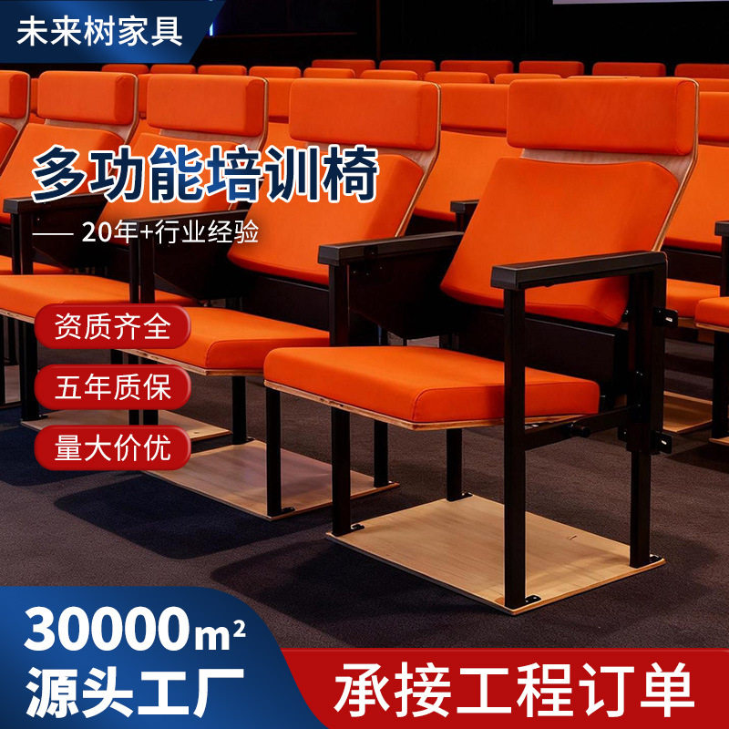 佛山工厂定制带桌板礼堂椅