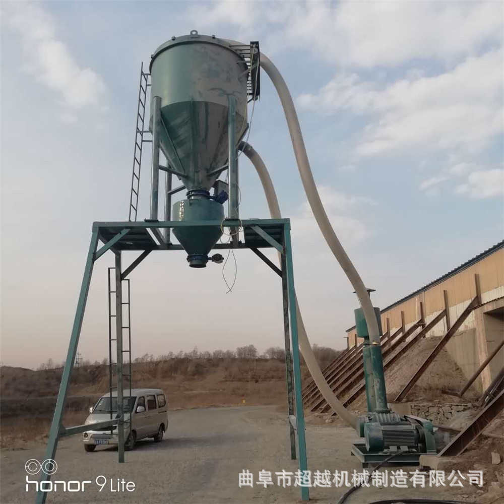 高空粉煤灰吸料输送机清库装罐