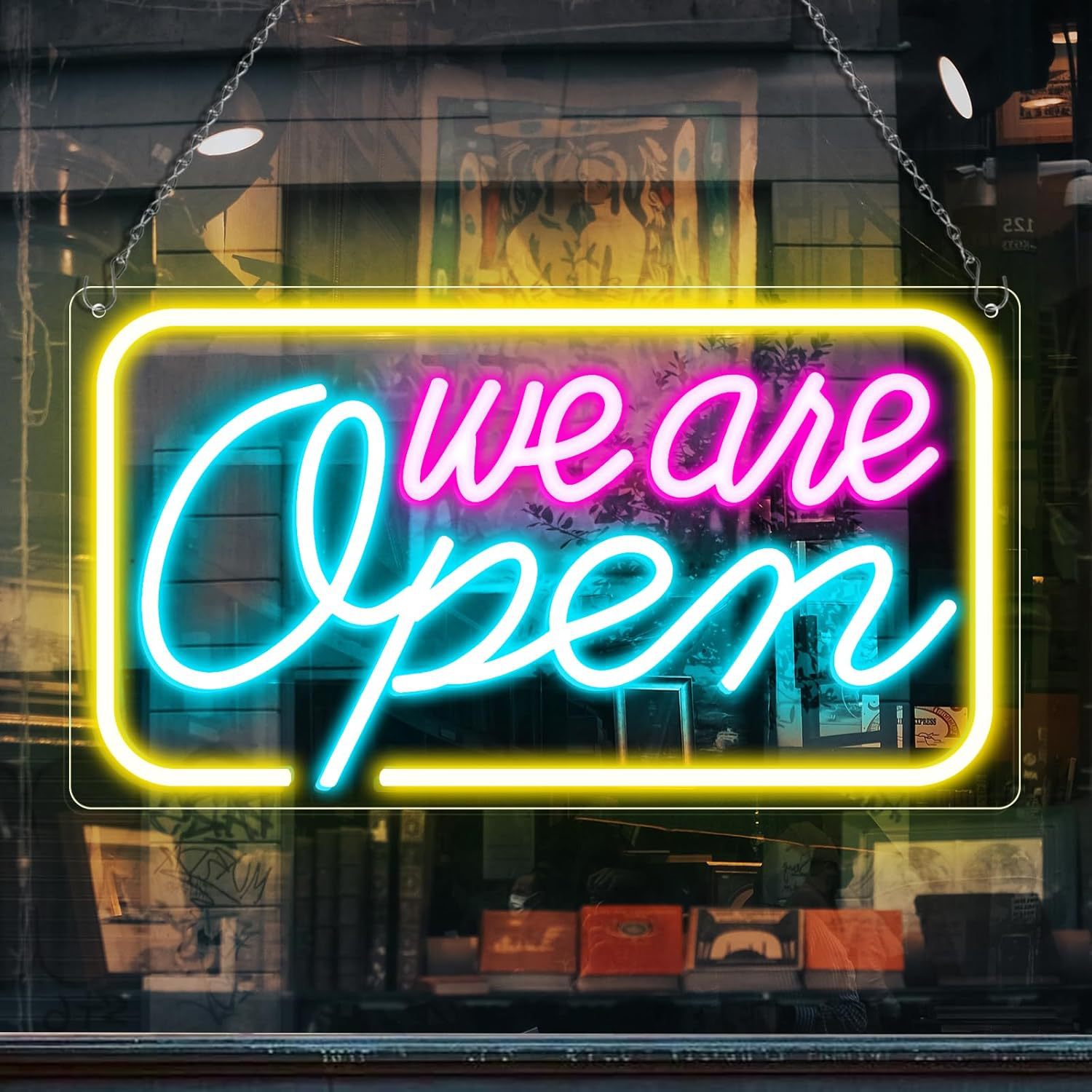 Open霓虹灯牌USB发光亚克力