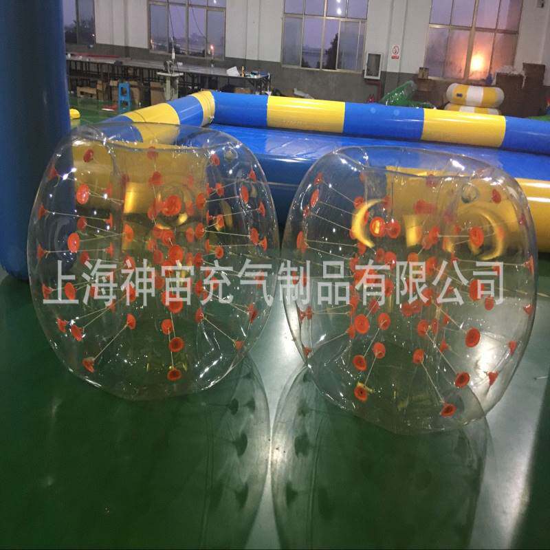 厂家直销户外娱乐成人充气碰碰球亲子竞技运动会草地撞撞球