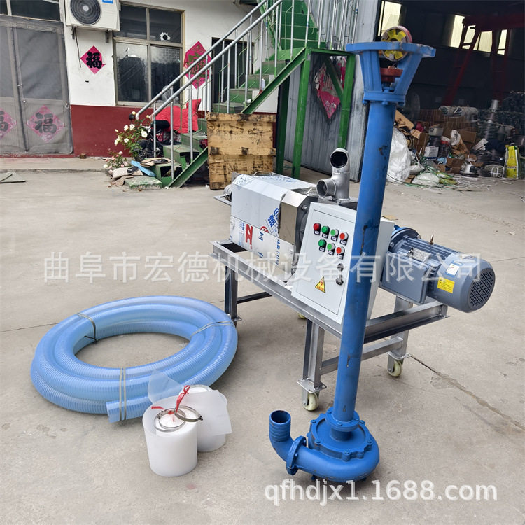鸡粪牛屎粪固液干湿机 猪粪固液分离机 牛粪干湿脱水机