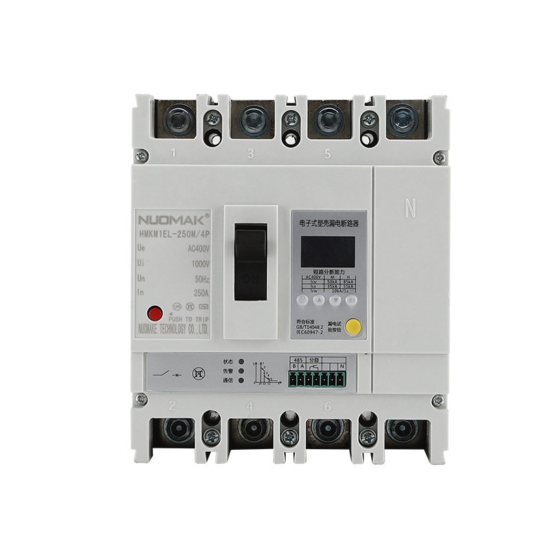 厂家直销4P液晶漏电保护塑壳式断路器低压M1EL-100/4300通讯功能