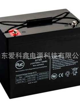 AJC蓄电池D75S 12v75ah 通信直流屏UPS备用电池