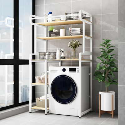 滚筒洗衣机置物架阳台多功能收纳架E卫生间波轮翻盖洗衣机上方架