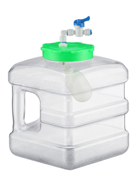 带浮球阀控水白色纯净水桶自动上水停水功L夫茶饮水方桶泡茶储水