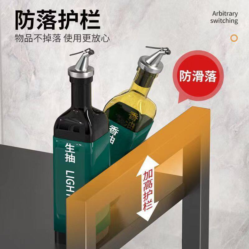 厨房微波炉架子置物架多功能支架多层家用烤箱台面U电饭煲收纳架